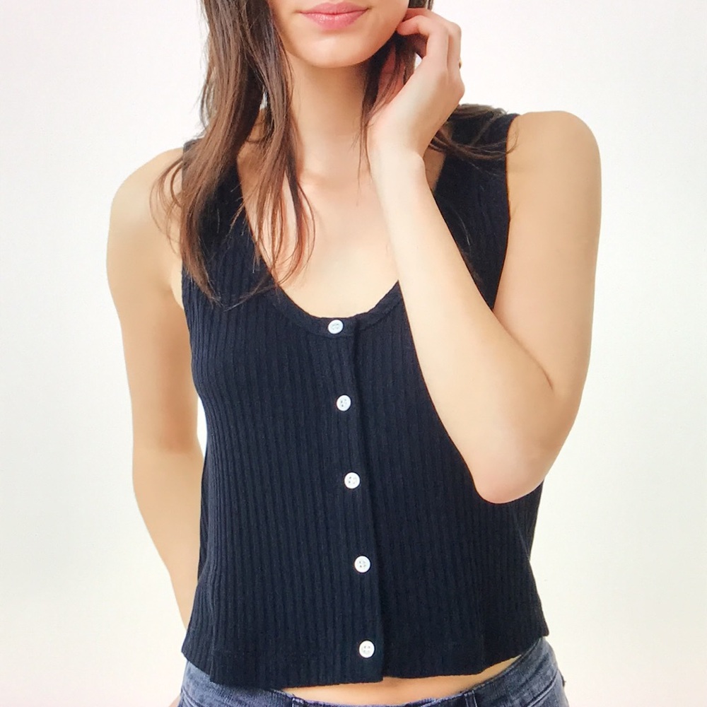 3x1Dolly ribbed crop tank XS